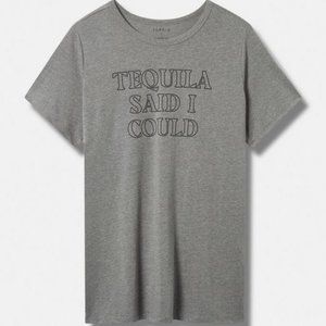 ❤️NWT VINTAGE TORRID TEE TEQUILA SAID I COULD GRAPHIC - CLASSIC FIT - PLUS SIZE